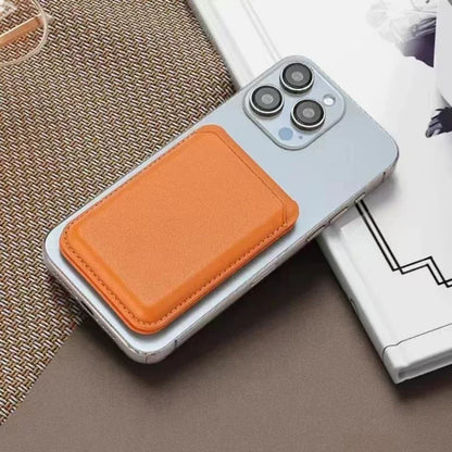 Strong Magnetic Leather Wallet with Hidden Stand – MagSafe Case & Card Holder for iPhone 13, 14, 15 Pro Max