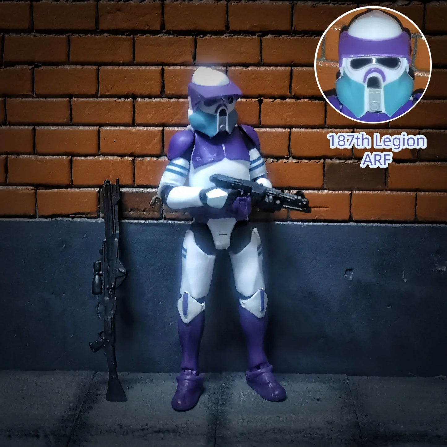 Star Wars 3.75" Clone Trooper Action Figure — 1/18 501st & 187th Legion REX ARF P1/P2 Toy Model