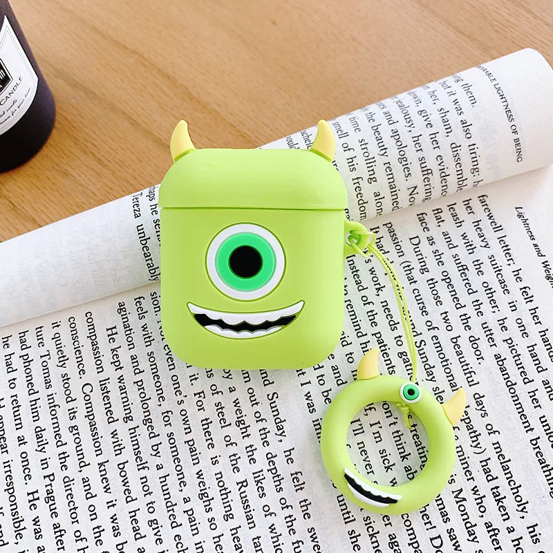 3D Cartoon Silicone Case for AirPods 1/2/3 & Pro 2 — Protective Wireless Earphone Charging Cover