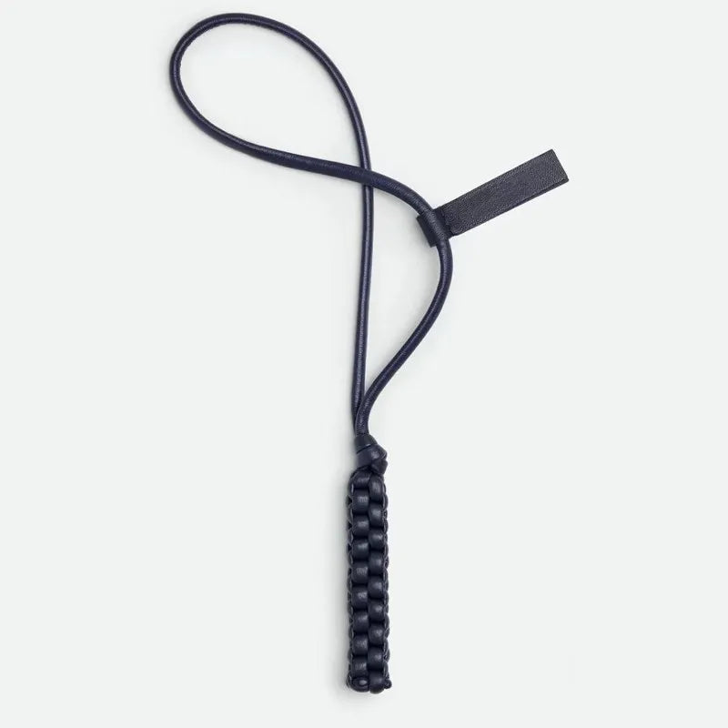 Woven Leather Letter Bag Charm – Luxury Handwoven Pendant Ornament for Women’s Handbags, Fashionable Bag Decoration Accessory