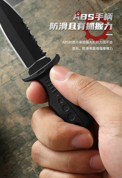 New Mini Tactical Neck Knife – Women's Self-Defense Outdoor Knife, Portable Camping & Fruit Knife