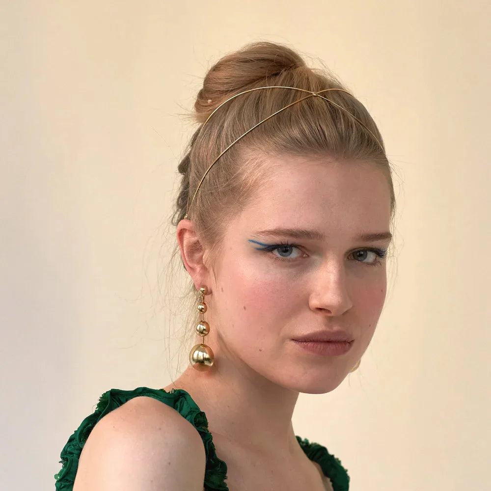 Metal Cross Headband – Retro Style Fashionable Versatile Hair Accessory