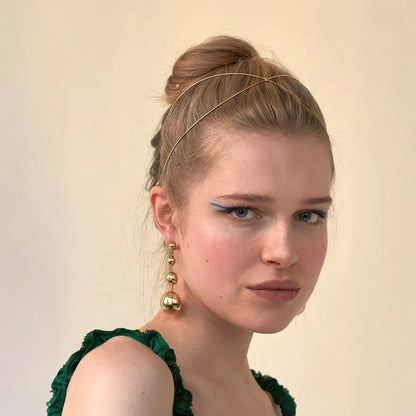 Metal Cross Headband – Retro Style Fashionable Versatile Hair Accessory