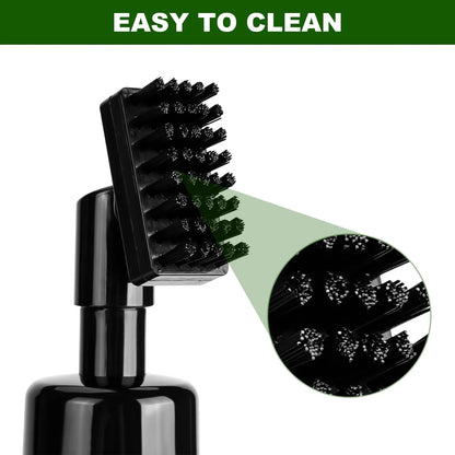 Golf Club Head Cleaning Brush – U/V-Shaped Groove Cleaner with Retractable Buckle