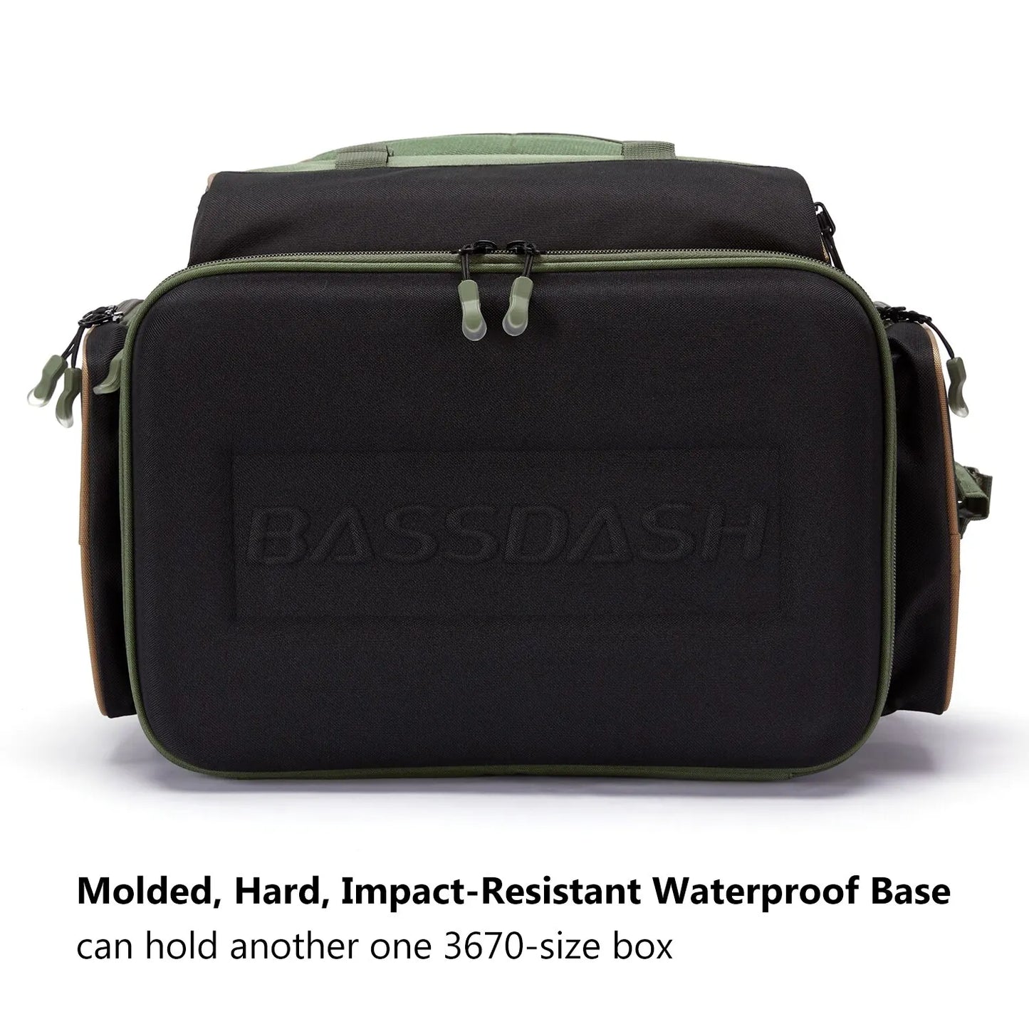 Bassdash Multifunctional Fishing Tackle Backpack - Lightweight Tactical Soft Tackle Box with Protective Rain Cover