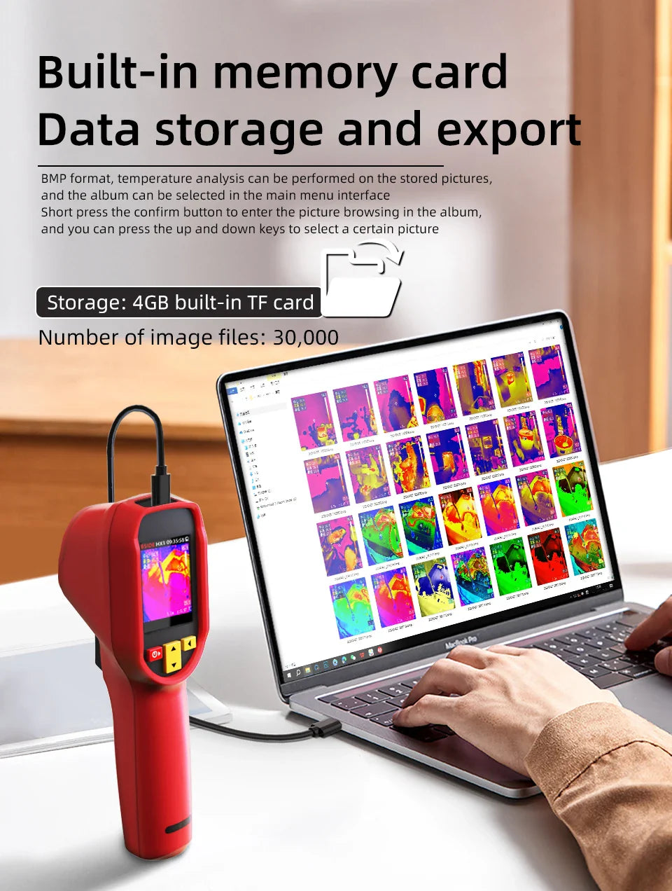 New Style Thermal Imaging Camera – 240x240 Infrared Temperature Meter for PCB Repair & Industrial Pipeline Detection