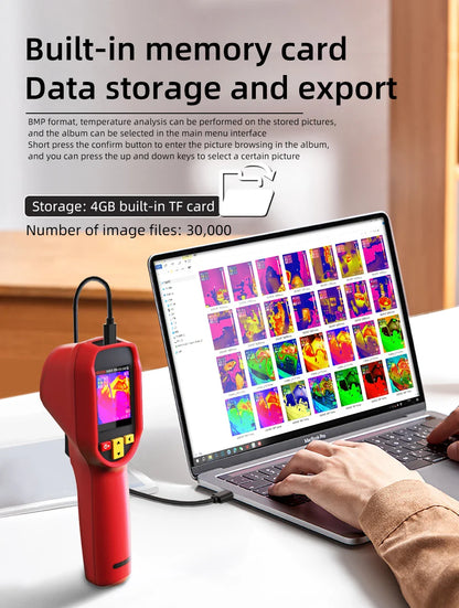 New Style Thermal Imaging Camera – 240x240 Infrared Temperature Meter for PCB Repair & Industrial Pipeline Detection
