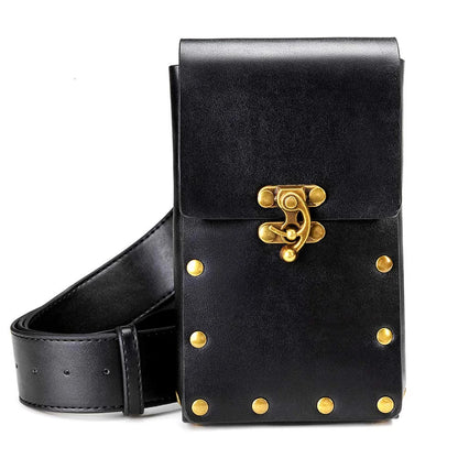 Renaissance Costume Belt Set – Leather Pouch with 3 Potion Bottles, Medieval Festival & Halloween Waist Accessories
