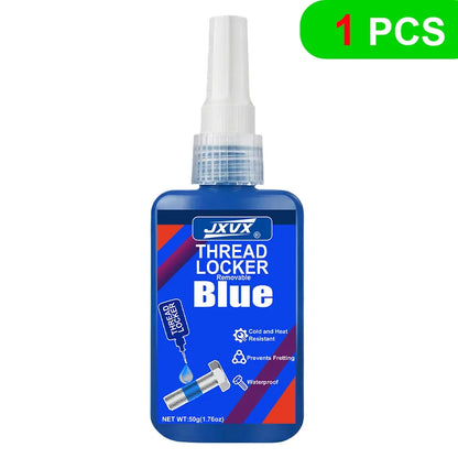 Threadlocker 243/271 Adhesive Sealant - Blue Medium-to-High Strength, Oil & Heat Resistant