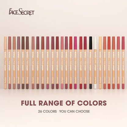 Face Secret Artist Shape Sculpt Matte Lip Liner Pencil Set – Weightless, Precise & Soft Blendable Texture