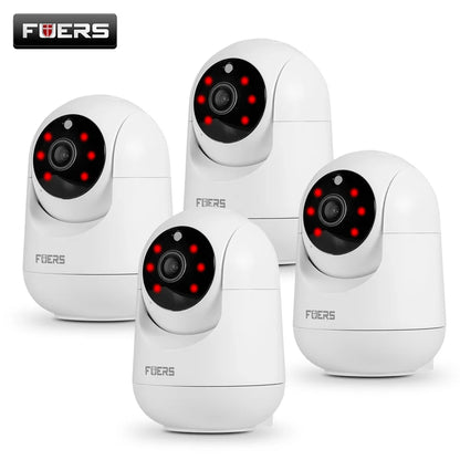 FUERS 5MP HD Indoor WiFi Security Camera – Baby Monitor & Pet Camera with Motion Detection, Tuya Smart Home & Alexa Compatible
