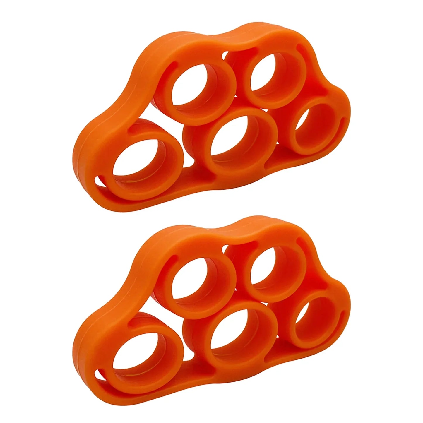 3-in-1 Silicone Finger Strengthener – Elastic Hand Grip Trainer & Guitar Finger Exerciser for Hand Therapy
