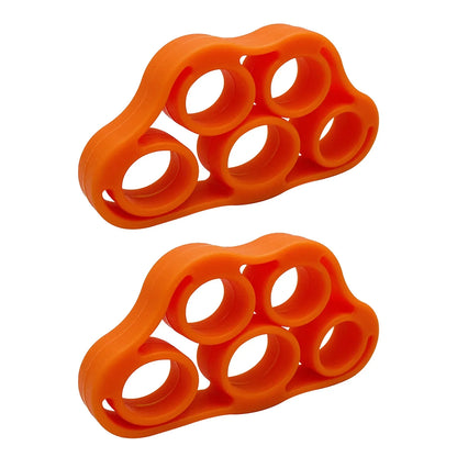 3-in-1 Silicone Finger Strengthener – Elastic Hand Grip Trainer & Guitar Finger Exerciser for Hand Therapy