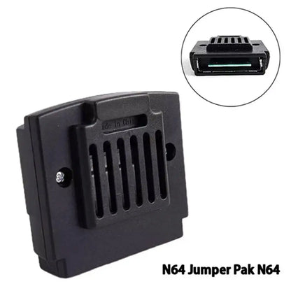 N64 Memory Jumper Pak — Replacement Expansion Card for Nintendo 64 Console