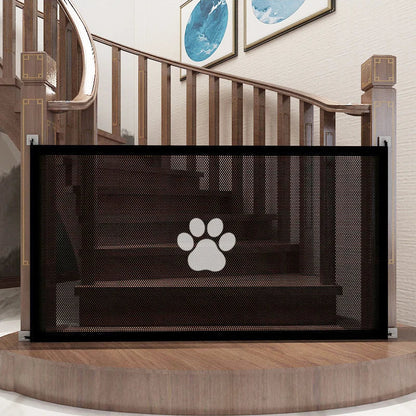Portable Folding Pet Barrier Fence – Breathable Mesh Safety Fence for Cats & Dogs