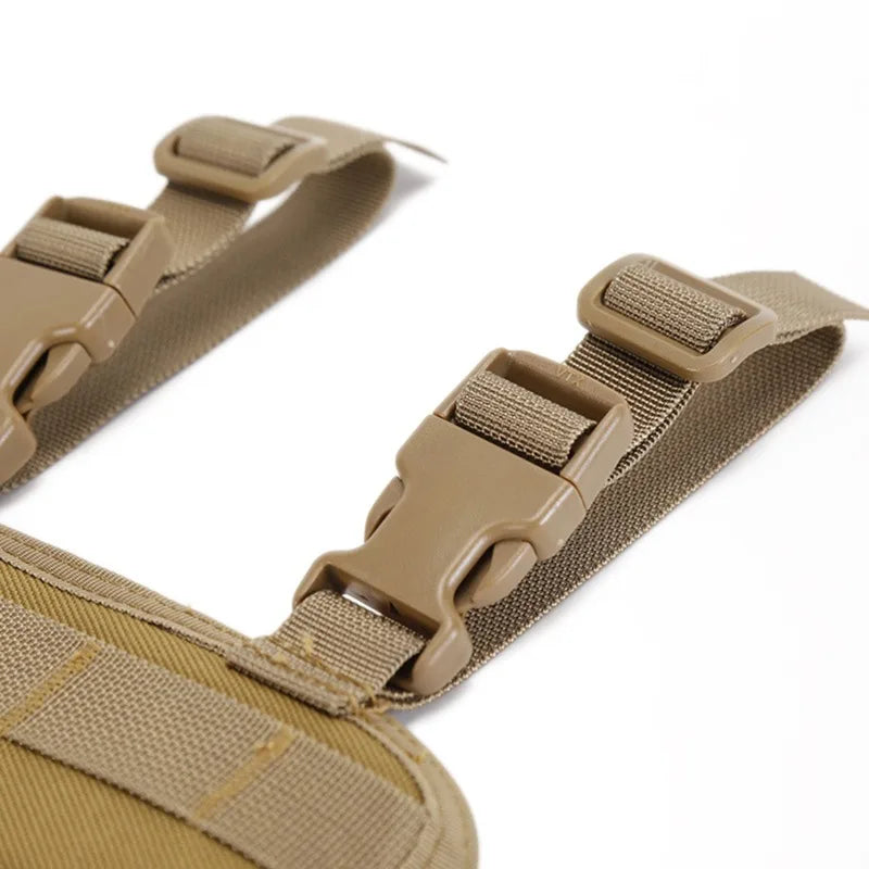 Universal Drop Leg Holster - MOLLE Thigh Platform for Hunting & Paintball with Adjustable Straps