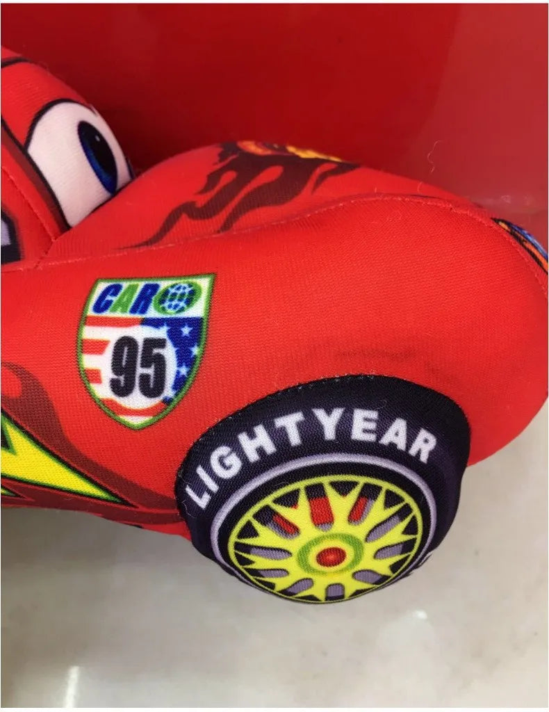Pixar Cars 3 Lightning McQueen Plush Toy — 17–35cm Soft Stuffed Pillow Cushion for Kids