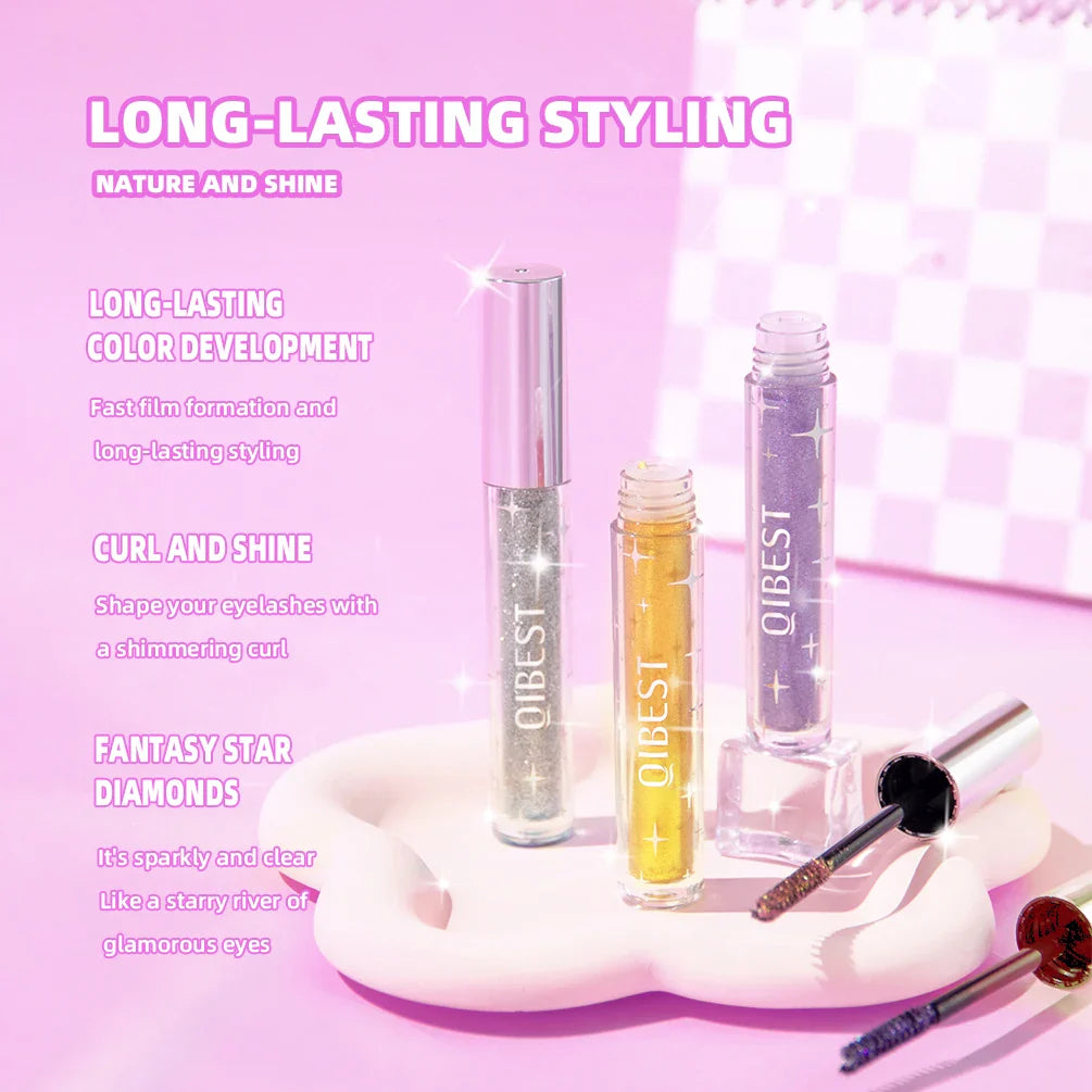 Diamond Galaxy Glitter Mascara – Sweat-Proof, Quick-Dry, Long-Lasting Curling Thick Lash Makeup          Ask ChatGPT