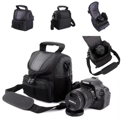 Camera Case Bag – Protective DSLR & Mirrorless Bag for Canon, Nikon, Sony EOS R, R100, R50, R8, R6, R7, R10, RP, M50, 2000D, 250D, 200D, SX Series