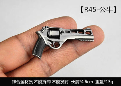 1/6 Scale Miniature Gun Set – Plastic P92, M1911, 98K, MP5K Rifles for 12" Action Figure Doll Accessories