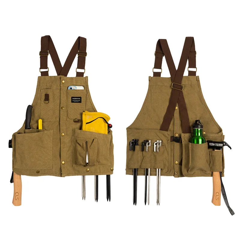 New Arrival Outdoor BBQ Vest Apron - Multifunctional Barbecue Vest for Men and Women, Perfect for Fishing, Picnic, and Camping