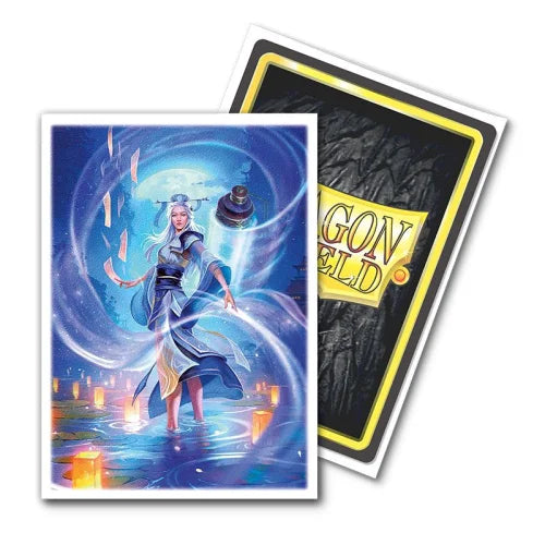 100pcs Dragon Shield Brushed Art Card Sleeves – 66x91mm Tournament Protector for PKM & PTCG Cards