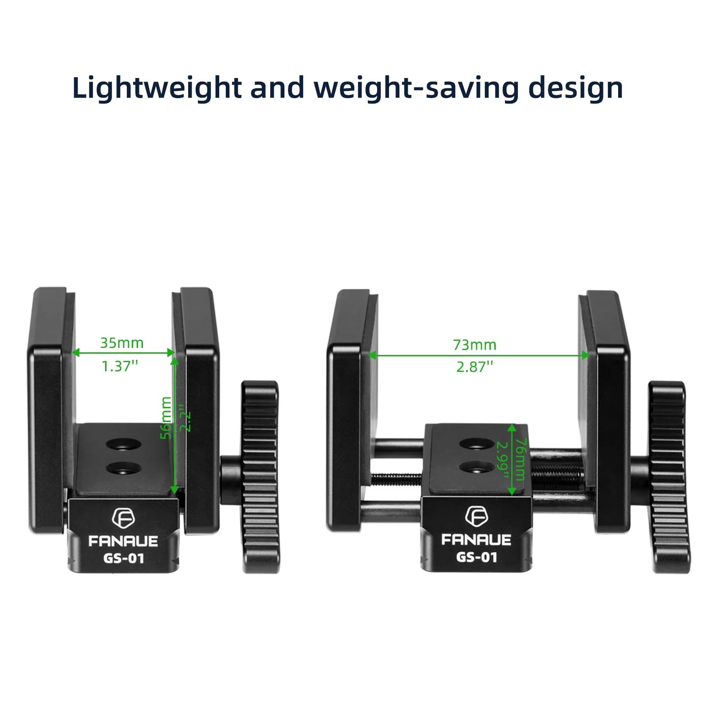 FANAUE GS-01 Saddle Mount Rifle Clamp Adapter – Hunting Tripod with Arca Swiss QR Plate