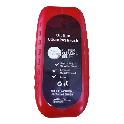 Car Glass Oil Film Remover – Powerful Windshield Cleaner with Sponge Brush for Water Spot & Stain Removal Auto Detailing