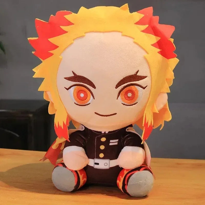 20cm Demon Slayer Plush Dolls — Cute Kimetsu No Yaiba Tanjirou, Nezuko, Zenitsu & Kyoujurou Anime Toys for Kids Gifts