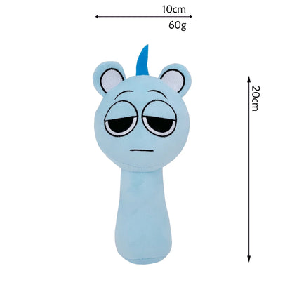 Sprunki Plush Doll Toy — Cartoon Stuffed Pillow for Kids, Birthday & Christmas Gift