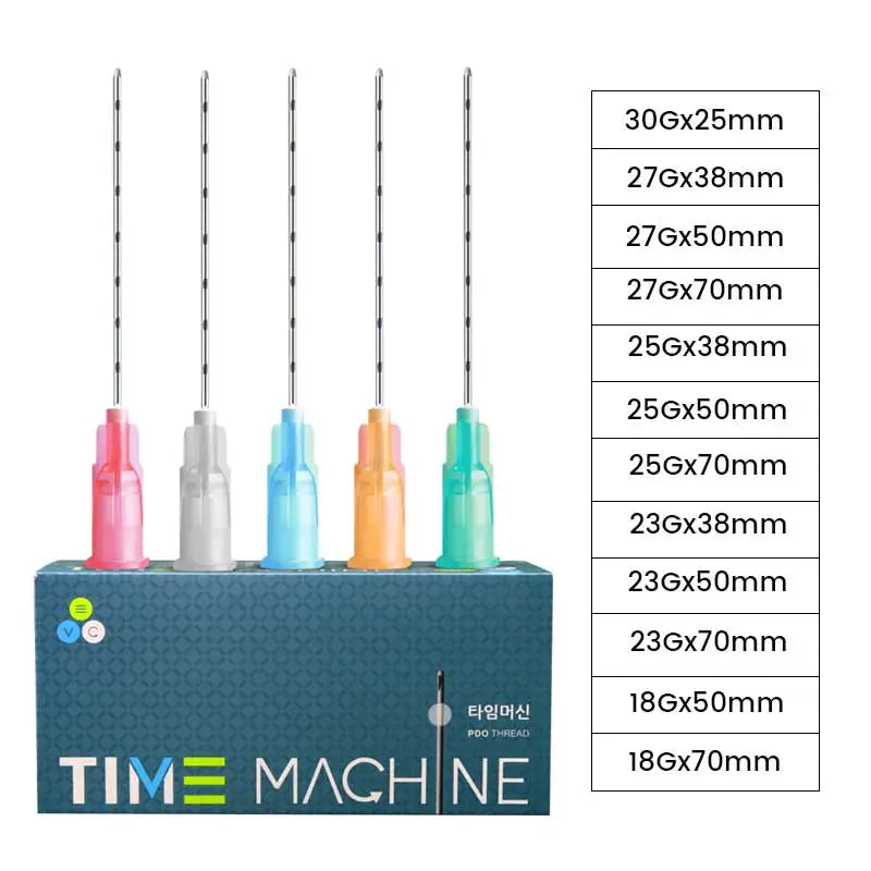 Medical Sterile Microcannula 25G — 50mm & 70mm Blunt Tip Needle for Hyaluronic Acid Fillers
