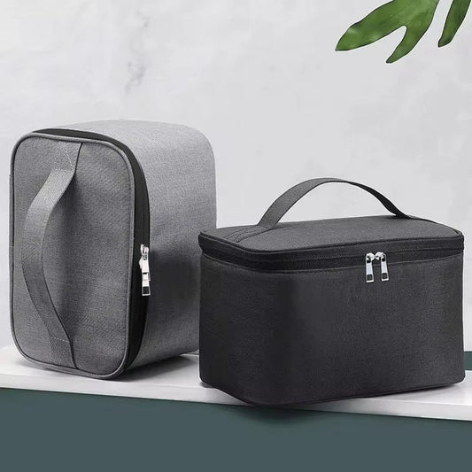 Men’s Business Travel Toiletry Bag – Double-Layer Large Capacity Cosmetic & Storage Handbag, Oxford Cloth