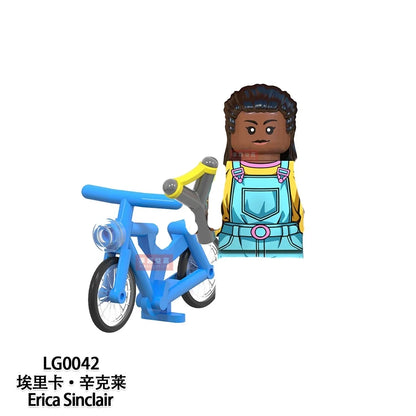 The Terrible Movie Upside-Down Model Building Block Set – Dustin, Mike, Lucas & Eleven Action Figures Toy for Kids