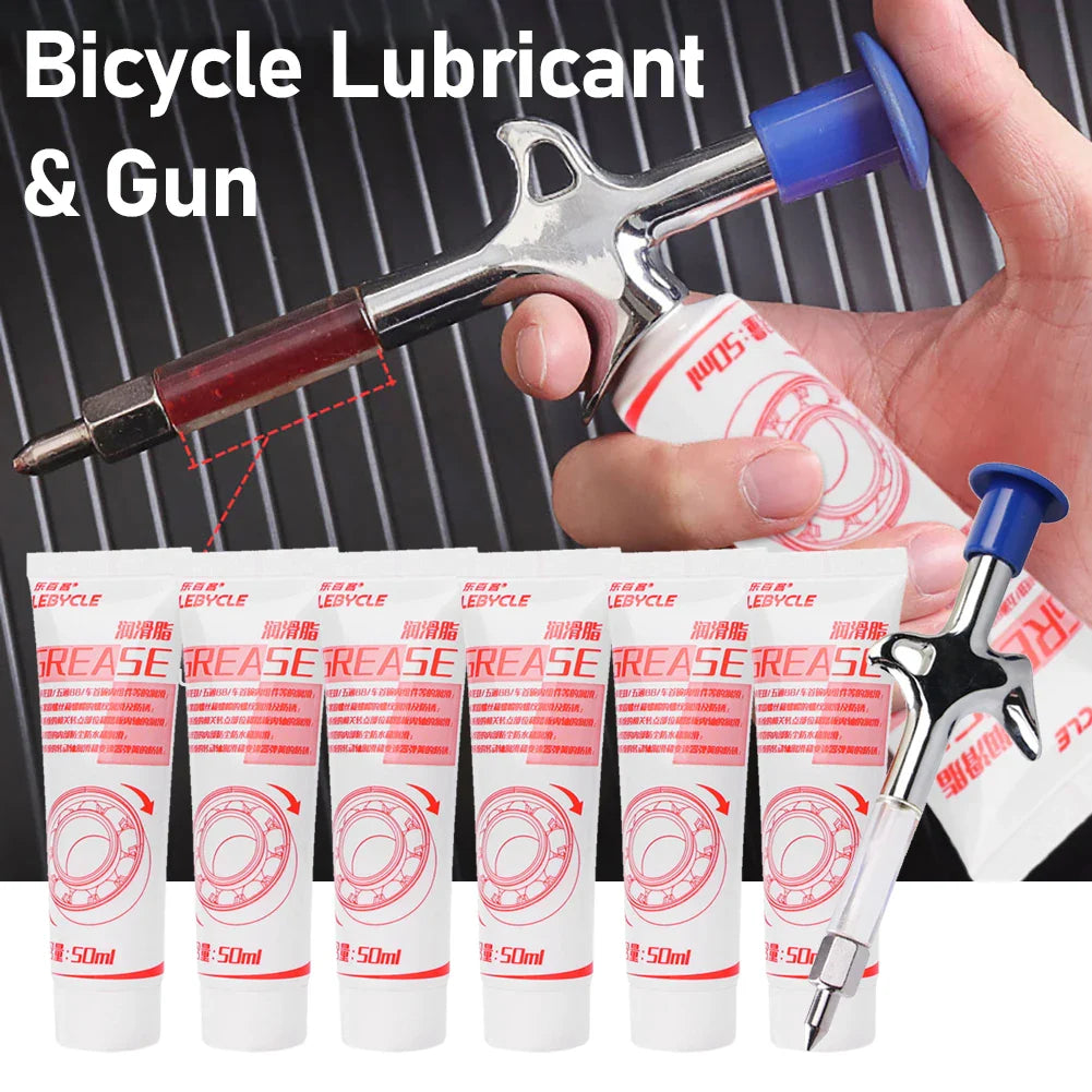 LEBYCLE Bike Grease Lubricant – MTB Bicycle Oil for Hub, Bottom Bracket, Headset, Fork, Flywheel & Bearings