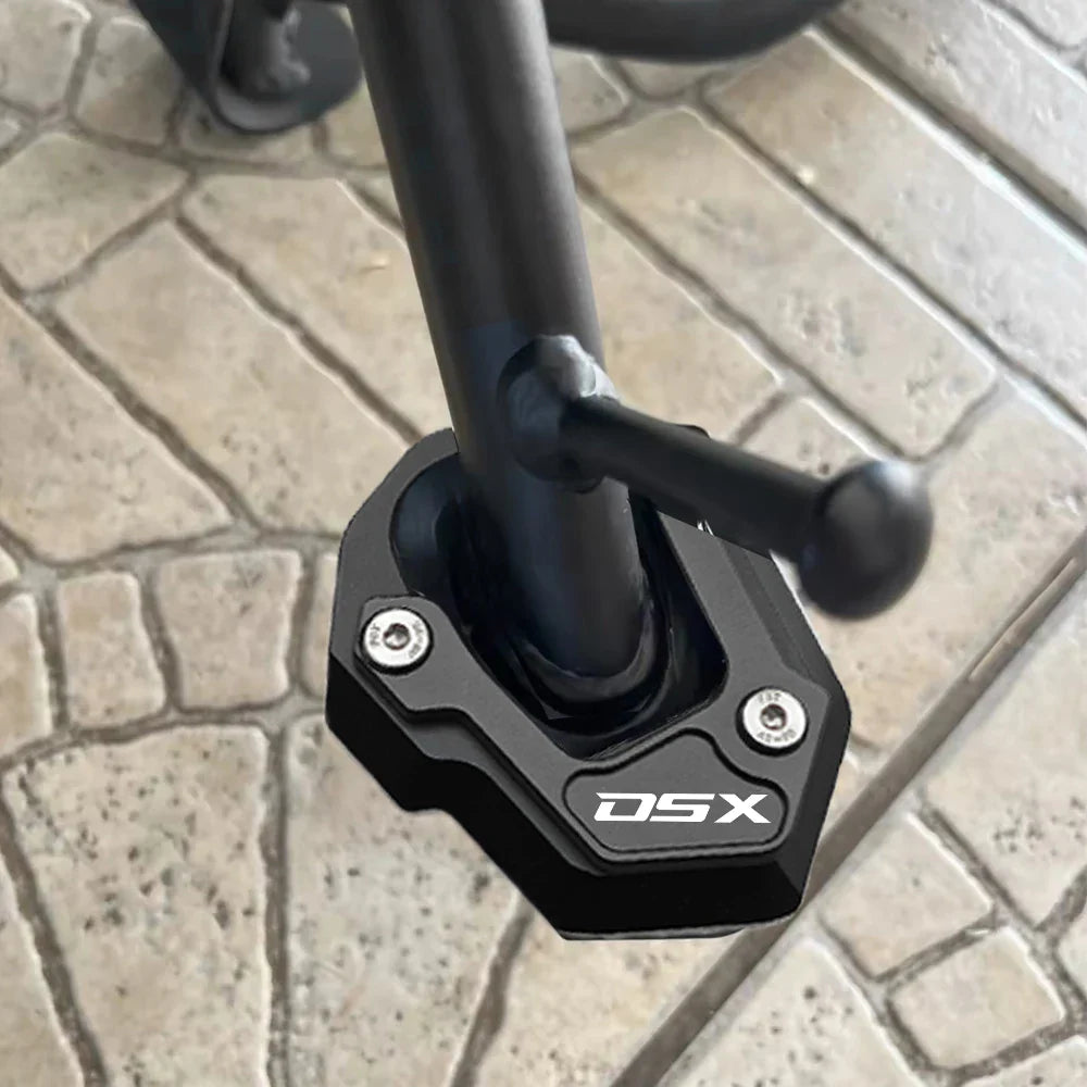 Motorcycle Side Stand Enlarged Plate for Loncin Voge — Fits DS525X, DS625X, DS900X, 900DSX, 625DSX, 525DSX