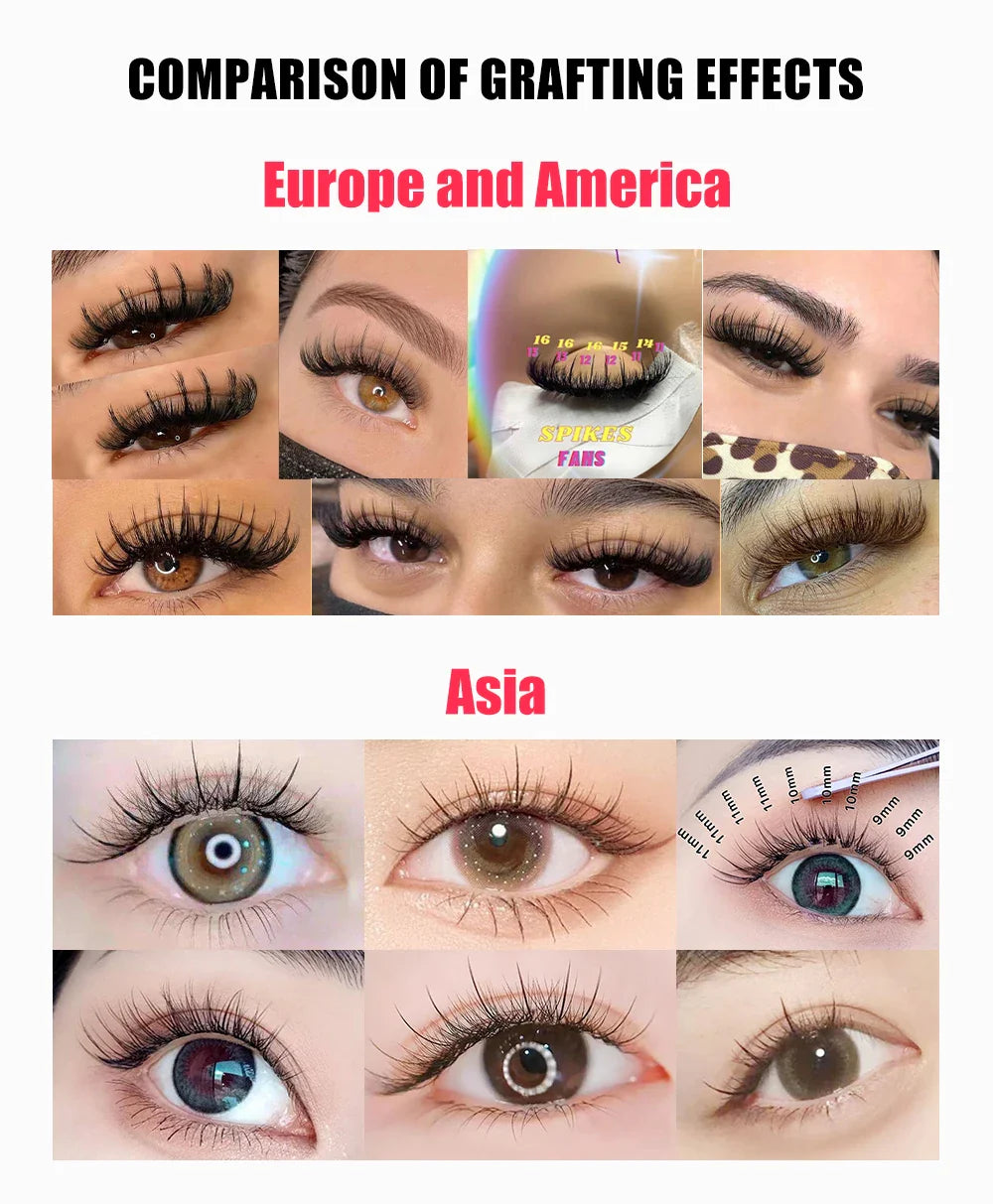 Abonnie 5D Flower Lashes | Premade Fluffy Volume Fans & Wispy Eyelash Extensions | Spikes for Full Lash Look