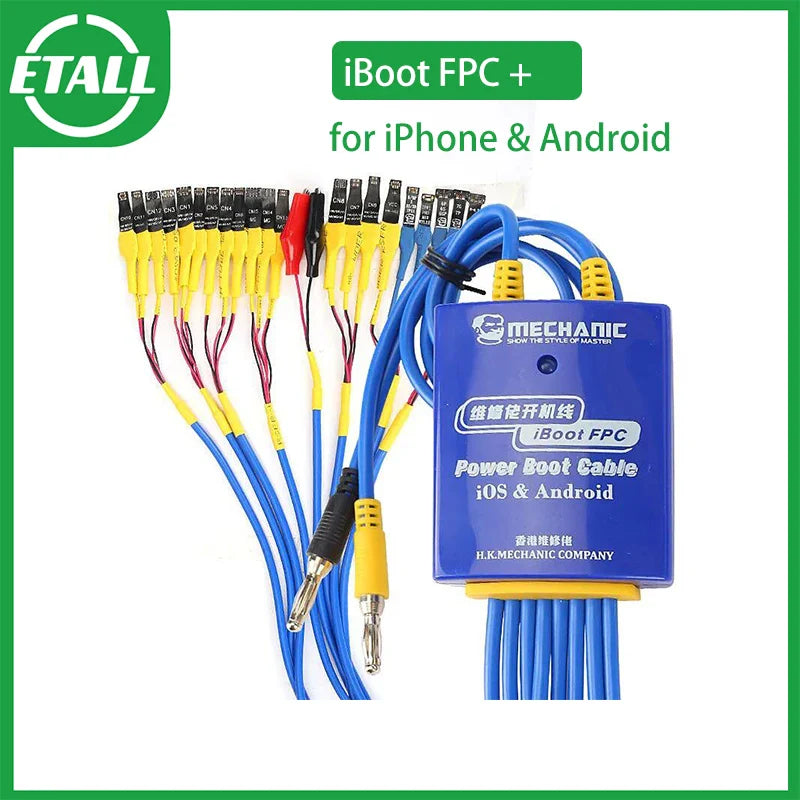 MECHANIC iBoot FPC AD MAX+ Pro Power Boot Cable – For iPhone 5S-15 Pro Max, Samsung, Huawei, Xiaomi Power Supply Test Tool