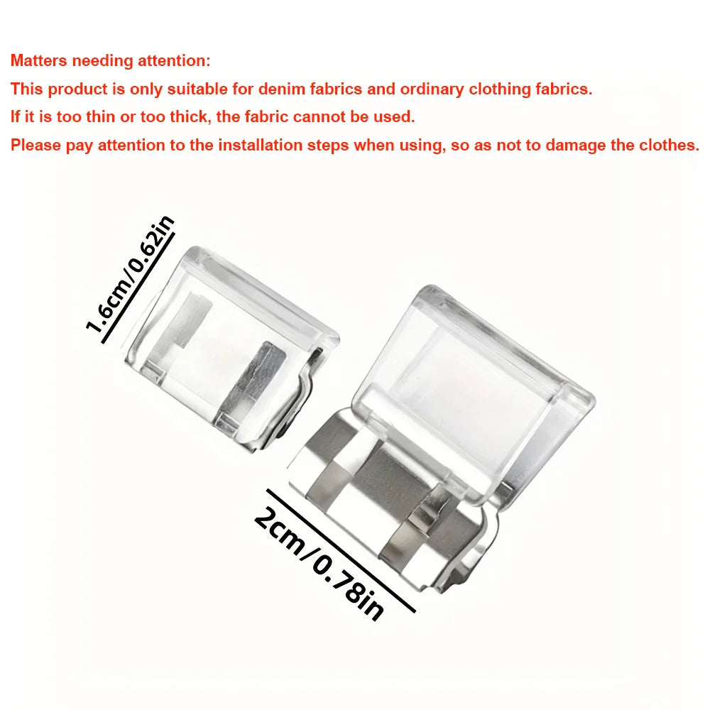 2/4/6PCS Invisible Leg Shortening Clips – Non-Slip Pants Hem Fixing Device, Seam-Free Anti-Drag Clips
