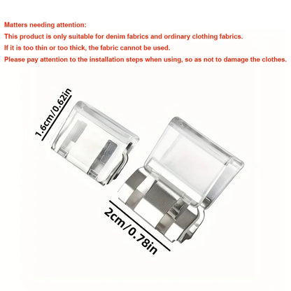 2/4/6PCS Invisible Leg Shortening Clips – Non-Slip Pants Hem Fixing Device, Seam-Free Anti-Drag Clips