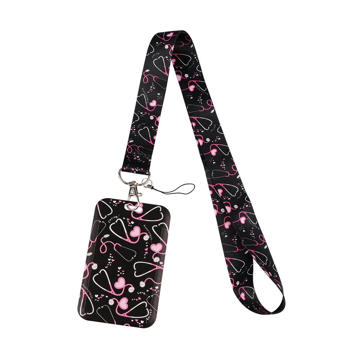 Cartoon Butterfly Lanyard for Keys – Neck Strap ID Badge Holder, Phone USB Keychain Accessories
