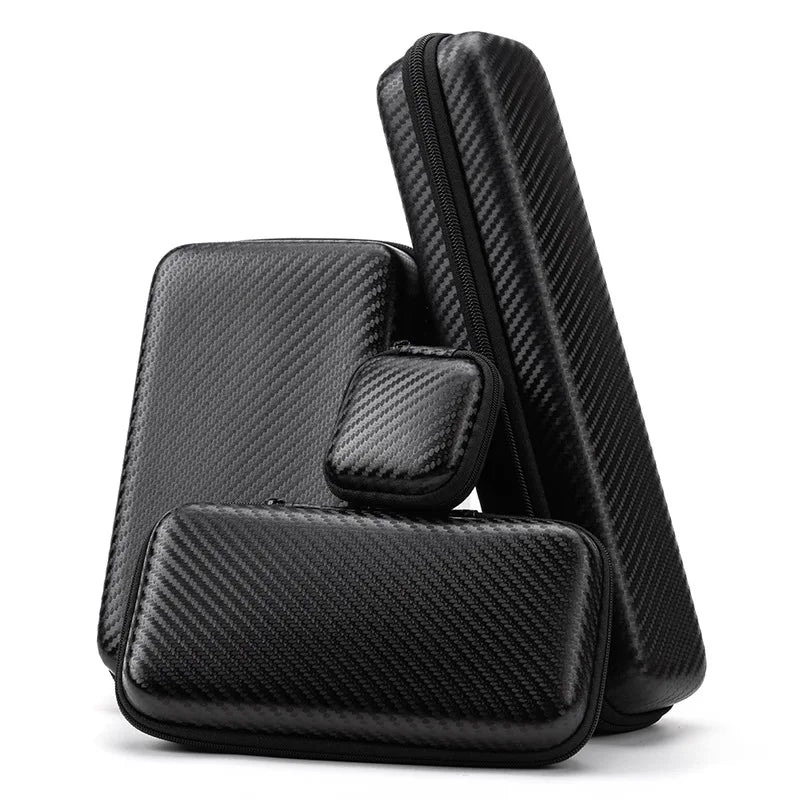 Portable EVA Storage Bag | Zipper Pouch for Mobile Phone Chargers, Hard Disks, U Disks, and Data Cables - Available in 1 or 2pcs