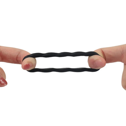3PCS Durable Silicone Cock Rings – Penis Enlargement, Delay Ejaculation & Scrotum Lock Rings for Men Adults