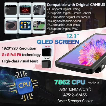 Android 15 Car Radio for Honda Civic FE/FL 2021-2023 - 12.3 Inch Multimedia Touch Screen GPS Navigation Player