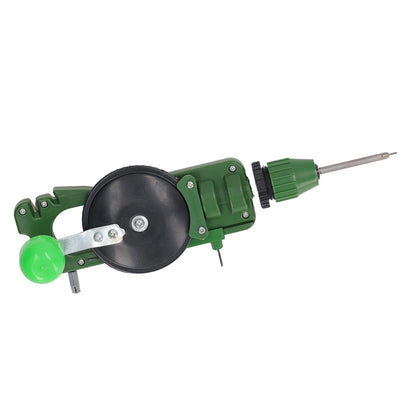 Manual Hand Crank Drill Cutter – Multifunctional Glass & Ceramic Hole Cutting and Scissors Sharpening Tool