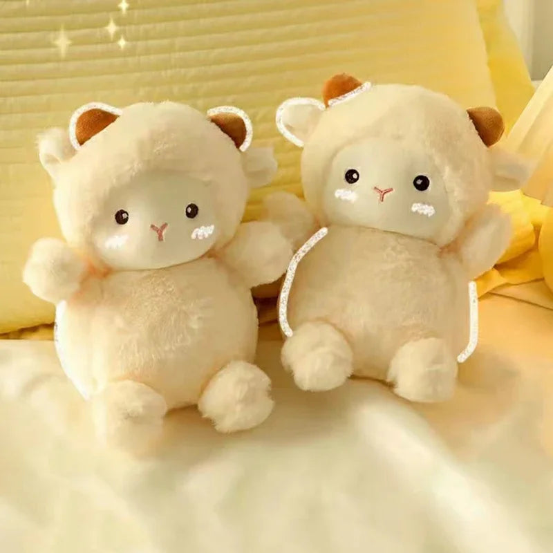 25cm Cute Sheep Plush Toy - Kawaii Soft Animal Doll Pillow for Birthday, Wedding & Party Gifts