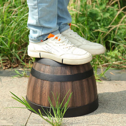 Large Capacity Bucket-Style Flower Pot – Retro Planter for Home & Garden