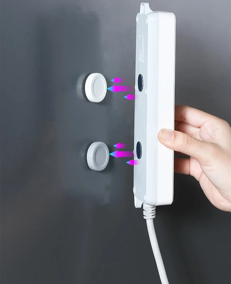 Magnetic Wall Hooks — Strong Invisible Holder for Keys, Remotes & Home Organization