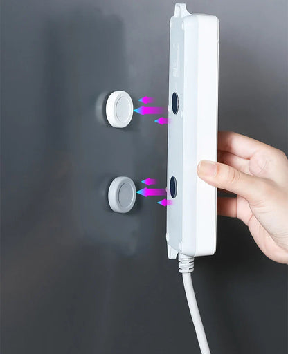 Magnetic Wall Hooks — Strong Invisible Holder for Keys, Remotes & Home Organization