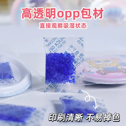 Blue Silica Gel Desiccant Sachets — 1g/5g, 10/20/50/100 Bags Moisture Absorber for Kitchen & Storage