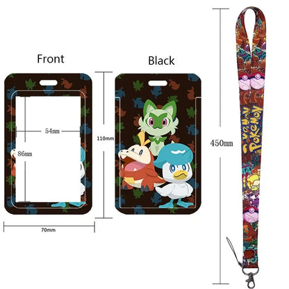 Pikachu Neck Strap Lanyard for Keys – ID Badge Holder, Keychain, Key Rings, Fashion Accessory Gift